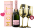 Moët & Chandon Rosé Imperial 0,75 l giftbox + poháre