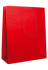 Taška papírová Model 2 Lamino pro 3 láhve červená