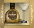 Mozart Chocolate Gold Cream 0,5l se skleničkou na stopce