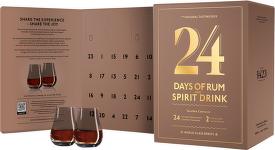 Rumový kalendár 2025, 24 rumov x 20 ml