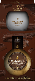 Mozart Chocolate Gold Cream 0,5l se skleničkou