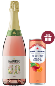 Torres Natureo Sparkling Rosé - nealkoholické víno