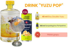Etsu Double Yuzu Japanese Gin + darček