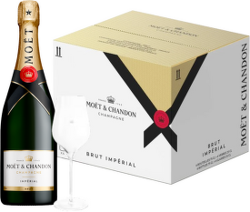 Moët & Chandon Brut Imperial 6 x 0,75l + 6 x sklenice