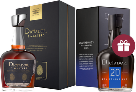 Dictador Rum 2 Masters Leclerc Briant 1980 + darček