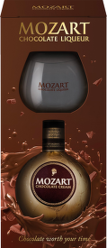 Mozart Chocolate Gold Cream 0,5l se skleničkou