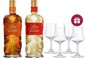 Pura Vida Blanco + Pina + darček