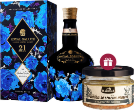Chivas Regal Royal Salute 21 Years Old by Richard Quinn + darček