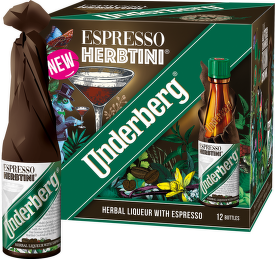 Underberg Espresso Herbtini sada 12 ks