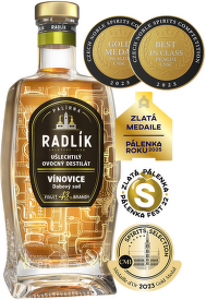 Radlík Vínovice Dubový sud 43% 0,5l