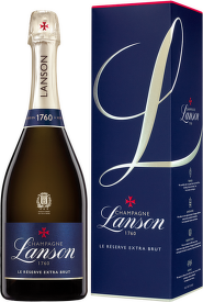 Lanson La Réserve Extra Brut box, 0,75l
