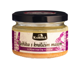Paštika s králičím masem a portským vínem 160g