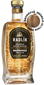 Radlík Hruškovice dubový sud 43% 0,5l