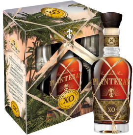 Planteray Barbados XO se skleničkami 0,7l