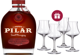 Papa´s Pilar Dark Sherry Cask Finished Rum 0,7l + darček