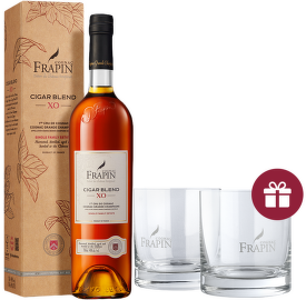 Frapin XO Cigar Blend, Grande Champagne 0,7l + darček
