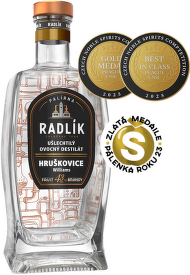 Radlík Hruškovice Williams 43% 0,5l