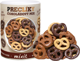 Mix praclíkov v čokoláde 250 g, Mixit