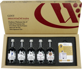 Gin degustační set 5 x 40ml