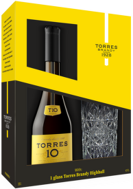 Torres 10 Years Old Gran Reserva 0,7l + sklenička