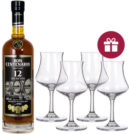 Centenario Rum 12 Secretos Gran Legado + darček