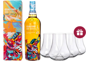 Goalong Vigorous, Single Malt Whiskey + darček