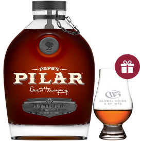Papa´s Pilar Dark Rum 0,7l + darček