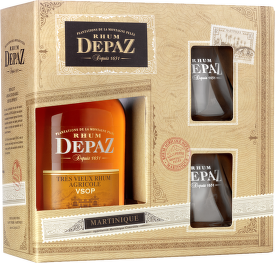 Depaz VSOP Réserve Spéciale 0,7l + 2 sklenice