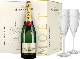 Moët & Chandon Brut Imperial 6 x 0,75l + 6 x sklenice