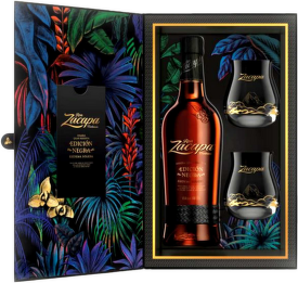 Ron Zacapa Centenario Edicion Negra 0,7l + poháre