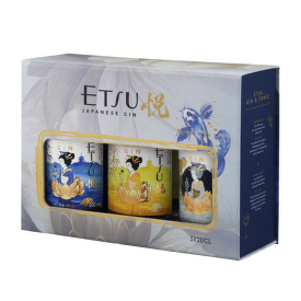 Dárková sada Etsu Japanese Gin 3x200ml