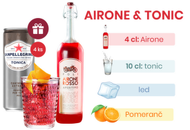 Airone Rosso Aperitivo + darček