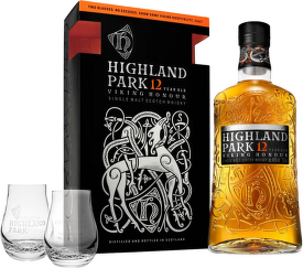 Highland Park 12 Years Old 0,7l + 2 x pohár
