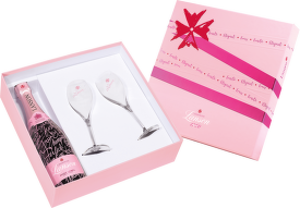 Lanson Rosé Label Brut + 2 sklenice 0,75l