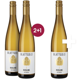 Riesling trocken Blattgold Rheingau 2+1