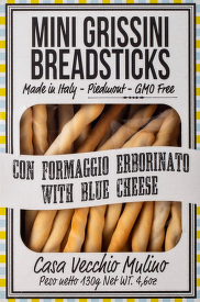 Mini-tyčinky Grissini se sýrem Gorgonzola, 130g