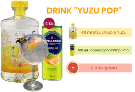 Etsu Double Yuzu Japanese Gin + darček