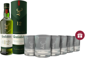 Glenfiddich 12YO 0,7l + darček