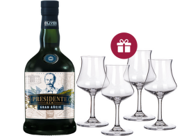 Presidente Gran Anejo + darček