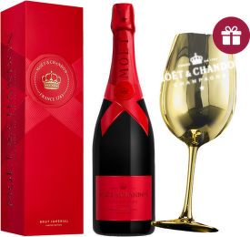 Moët & Chandon Brut Imperial Holiday Edition box 0,75l + pohár