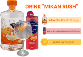 Etsu Double Orange Japanese Gin + darček