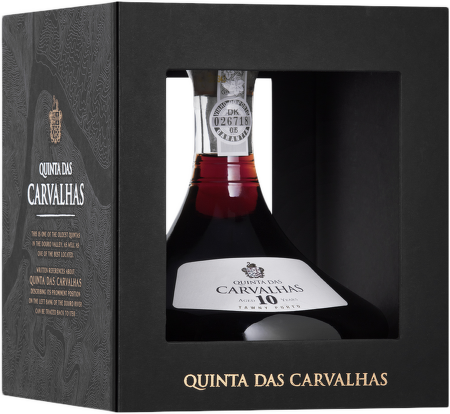 Port Quinta das Carvalhas 10 Years Old, karafa + box