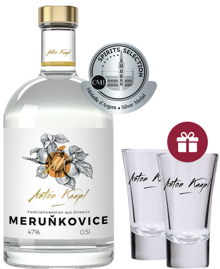 Anton Kaapl Marhuľovica + darček