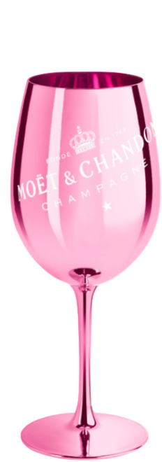 Moët & Chandon, růžová sklenička