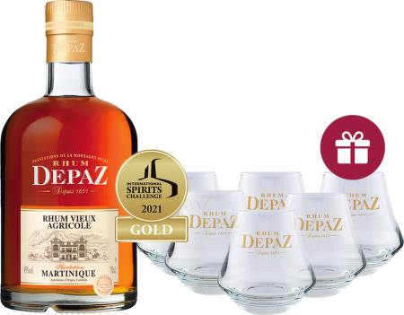 Depaz VS Martinique 0,7l + darček