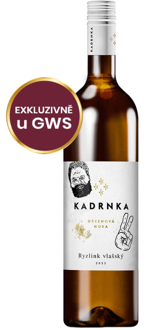 Ryzlink vlašský, pozdní sběr, "Březí, Ořechová hora", K3, Karikatura, Kadrnka