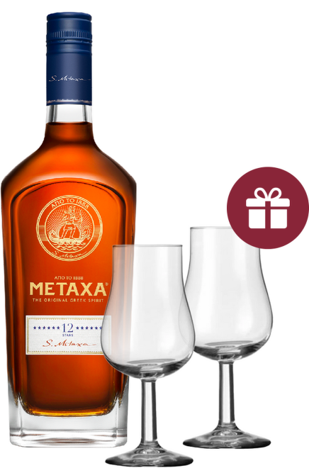 Metaxa 12* + darček