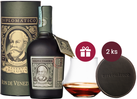 Diplomatico Reserva Exclusiva box + darček