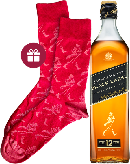 Johnnie Walker Black Label 12 YO 1l + darček