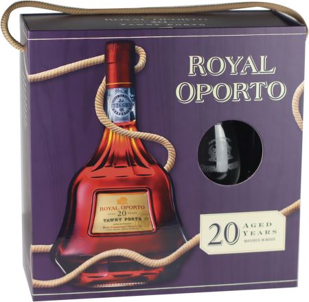 Royal Oporto 20 Years aged Tawny + 2 sklenice
